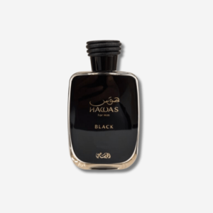 Hawas Black Rasasi 100 ml – parfum homme oriental boisé intense disponible au Maroc