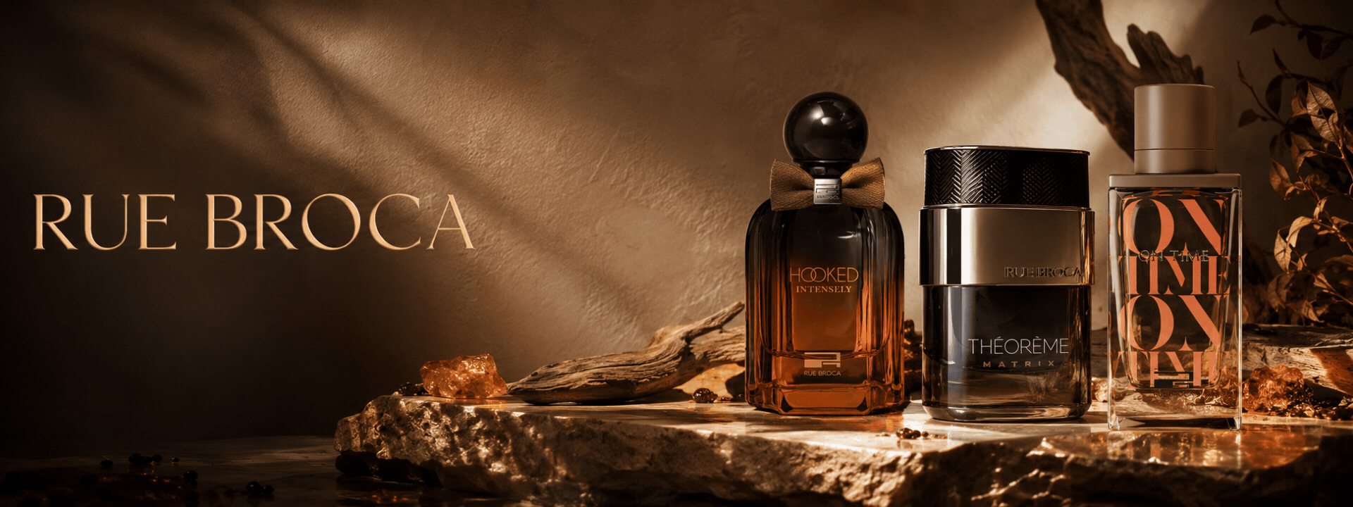 Collection de parfums Rue Broca authentiques disponibles chez Hanafi Parfum
