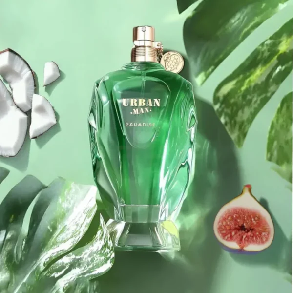 Urban Man Paradise Fragrance World 100 ml – parfum homme tropical frais boisé disponible au Maroc