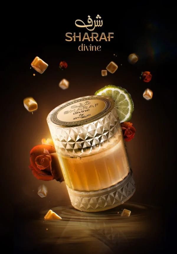Sharaf Divine Zimaya 100 ml – parfum homme oriental boisé divin disponible au Maroc