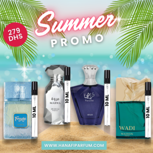 Pack Summer 4 parfums Freeze Marwa Turathi Wadi 10ml