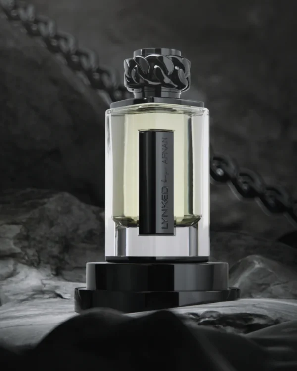 Lynked Freedom Afnan notes bergamote cardamome caramel vétiver